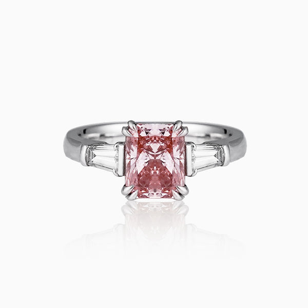 Whimsy Collection 0.8ct White and 1.67ct Pink Diamond Ring