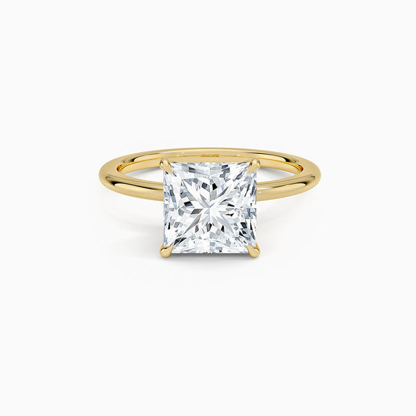 Carré de Luxe Collection D-E VS+ Princess Diamond Prong Ring
