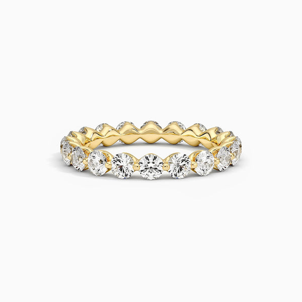 Riviera Eternal D-F VS+ Ideal Cut Diamond 14K Gold Women's Wedding Ring