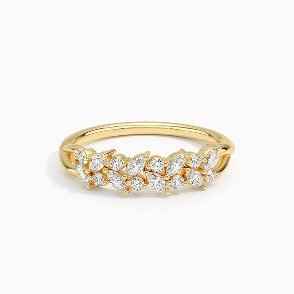 Jardine D-F VS+ Ideal Cut Diamond 14K Gold Women's Wedding Ring