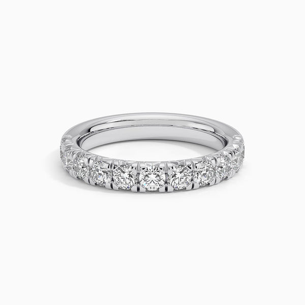 Elowen Half-Coverage D-F VS+ 14K Gold Women's Wedding Ring