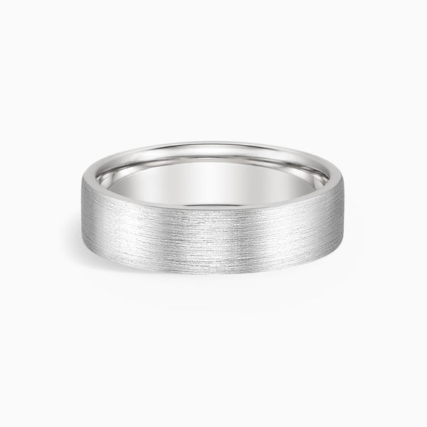 Sahara Matte 6mm 18K Gold Men's Wedding Band