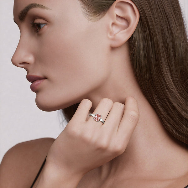 Whimsy Collection 0.8ct White and 1.67ct Pink Diamond Ring