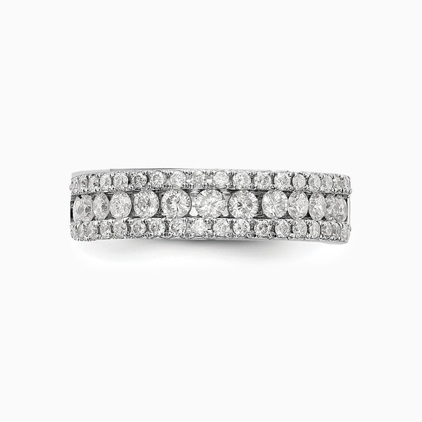 14K White Gold 1 carat Complete Diamond Band Ring